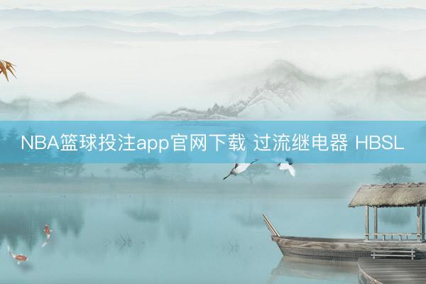 NBA篮球投注app官网下载 过流继电器 HBSL