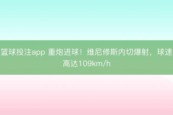 篮球投注app 重炮进球！维尼修斯内切爆射，球速高达109km/h